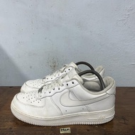 Sepatu second ori nike af1 full white (mck) size 41