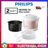 Philips 1.8L HD3008 Rice Cooker 1000 Series HD3008/31 (Pink) Periuk Nasi