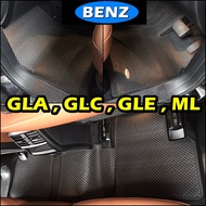 พร้อมส่ง พรมรถยนต์ BENZ GLA  ,  GLC , GLE , ML พรมกระดุมเม็ดเล็กpvc เข้ารูป ตรงรุ่นรถ