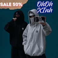 Jacket Ninja Hoodie with 2 Super Cool Face Covering Hoods - Loose Hooded Design for Men and Women in