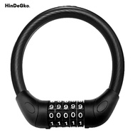 HDG High Quality 5-Digit Rope Lock for Bicycles, Safe Anti-Theft Anti-Cut Lock with Changeable Steel