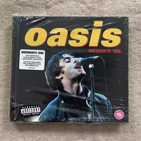 Oasis Knebworth 1996 2CD+DVD9 Deluxe Bookpack Live Album Britpop Classic Wonderwall New Sealed In St