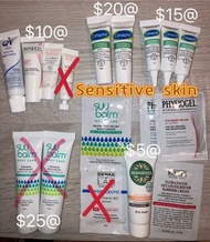 AVENE, Cetaphil, QV, Suu balm, Dermaveen, Derma Lab, Kiehl's, Physiogel sensitive skin