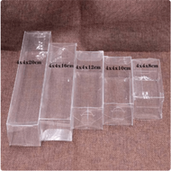 10pcs/Lot 4x4x8/10/12/16/20cm New Clear PVC Box Packaging, Wholesale For Wedding/Christmas Chocolate