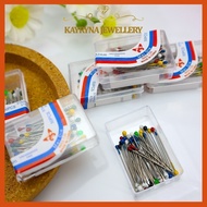 KAYRYNA JEWELLERY PIN051 P3 Pin Jarum Peniti Tudung Kepala Kecil Stainless Steel Dressmakers Pins Hi