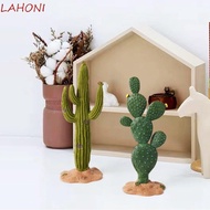 CURTES Artificial Plant Cactus, DIY Crafts Cute Artificial Tree Model, Green Plant Model Plastic Rea