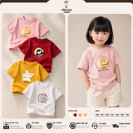 Children's T-shirt with Cute Print, Soft Cotton, Comfortable Loose Form for Children 2-8 Years Old -