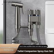 Twsg Handheld Bidet er 1-in-2-out Dual Control Valve For Toilet Extra Long Hose High Pressure Bathro