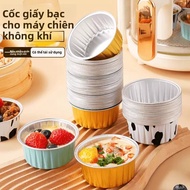 MENGMIAN | Cốc & Bát Nướng Muffin Nhôm Dùng Lại