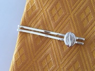 咖啡豆 純銀領帶夾