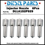 6Pcs Diesel Fuel Injector Nozzle Tips 093400-9290 DLLA152P929 for ISUZU C/E Series Hitachi ZX450 15.