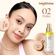 [NEW] Glad2Glow Flawless Blurring Base Set | Skin Tint + Radiance Glow Serum Spray | Hydrates Soothe