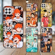Samsung A22 4G, A22 5G case with black border printed with Haikyuu Volleyball Character