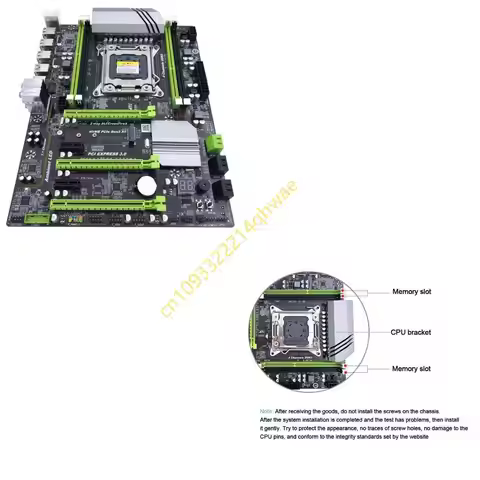 BTC X79T Miner Micro Motherboard CPU LGA 2011 PCI-EX for M.2 USB3.0 Motherb