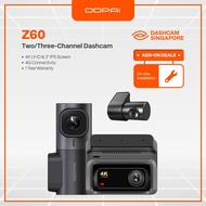 DDPAI Z60 4K UHD GPS Dual-Channel or 3 Channel | Front & Rear | Interior Dashcam | 4G Compatible