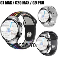 Suitable for G7 MAX G20 MAX G9 PRO Smart Watch Strap Silicone Sports Waterproof Outdoor Wristband