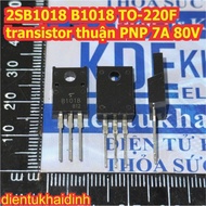 2pcs 2SB1018 B1018 2SD1411 D1411 TO-220F reversible transistor PNP NPN 7A 80V kde0730