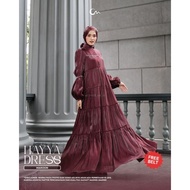 HAYYA DRESS MAROON SIZE L