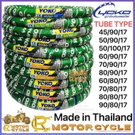 Tire Tube Type Yoko Made in Thailand By 17 45/90/17 50/90/17 50/100/17 60/90/17 70/90/17 80/90/17 60/80/17 70/80/17 80/80/17 90/80/17