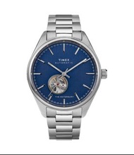 [包順豐] Timex Waterbury Traditional Automatic Open-Heart Dial 42mm Stainless Steel Bracelet Watch TW2U