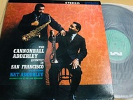 爵士Saxophone 色士風大師：The Cannonball Adderley Quintet In Dan Francisco (罕有1974年日本JVC 可樂膠首版黑膠唱片