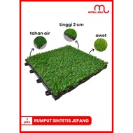 Mitra Loka Ubin Rumput Sintetis Indoor Outdoor Lantai Rumput Flooring Decking Tile Parquete Karpet D