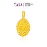 TAKA Jewellery 999 Pure Gold 1gm Durian Pendant
