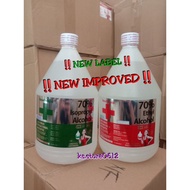 NEW FEDERAL ALCOHOL 70% (Gallon/3.2L) Ethyl (Dove, Cucumber Melon) or Isopropyl (Unscented, Baby Pow