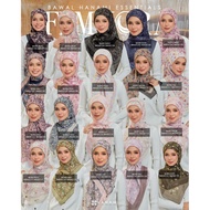 BAWAL HANAMI FEMMORA BY HANAMI HIJAB BIDANG 45 READY STOK