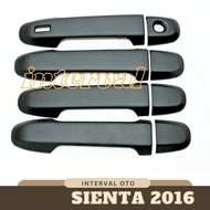 HITAM Toyota Sienta 2016 Car Door Handle Cover Black