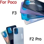 For Xiaomi Poco F2 Pro / Poco F3 High Quality Battery Back Glass Cover Back Glass Panel Rear Housing Door Case With Glue Sticker