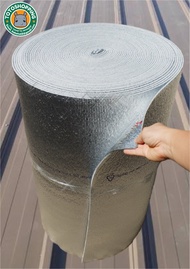 ฉนวนพีอีเคลือบฟอยล์2ด้าน หนา5มม กว้าง90ซม ยาว1-40ม สามารถเลือกความยาวได้ Insulations PE+Foil 2 sides