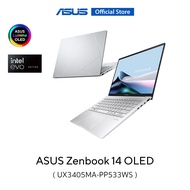 ASUS Zenbook 14 OLED UX3405MA-PP533WS 14 inch thin and light laptop 3K OLED Intel Core Ultra 5-125H  16GB LPDDR5X  Intel Arc Graphics 1TB M.2 NVMe PCIe 4.0 SSD thin 14.9mm  lightweight 1.2k Eye Care Wi-Fi 6E