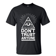 2025 Male Best Selling Men Shirts Casual Fashion Male Design Novelty Iluminati Eye Summer Hipster Te