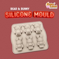 CAKE LAND Silicone Mould - Bear & Bunny