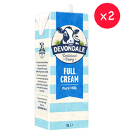 新總代理 新批次 澳洲德運全脂保鮮奶Devondale UHT Full Cream Milk(2x1000ml) #9603018 #澳洲No.1 乳品品牌，口味天然