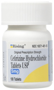 Pharma - Cetirizine HCL 5 mg - Antihistamine Seasonal Allergy Tablets - 100 tablets