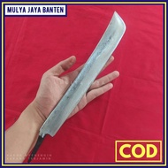 bilah kopak dawing baja kikir asli khas banten siap kasih gagang