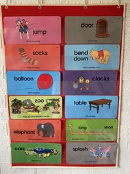 迪士尼美語世界字卡掛袋  dwe card holding bag