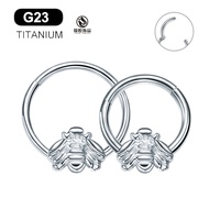 Today New Products/Foreign Trade Hot Sale G23 Titanium Bee-Shaped Nose Ring European American Body P