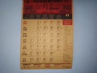 kalender 2027 - kalender Jawa BE 1960 / kalender 2026-2027