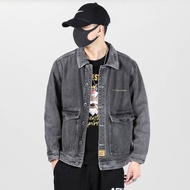 Denim Jackets Versatile winter thick and trendy denim jackets, plush oversized clothing, autumn men's jackets for outerwear jiahuiqi