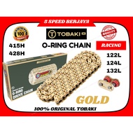 TOBAKI ​​​​​​​RACING O RING DRIVE CHAIN HEAVY DUTY RANTAI MOTOR CHAIN JOINT CLIP 428H 415H 420H 520H