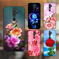 Oppo A5 2020, A9 2020 Case With Black Border Printed With Rose Images
