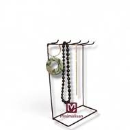 Aesthetic iron 5-branch accessory display rack