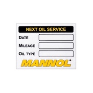 Premium Mileage Sticker for Engine Oil / Auto Transmission Fluids Service (RANDOM)