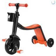 3-In-1 Scooters for Kids Foldable Toddler Scooters, Tricycle, Balanced Bike with 3 Adjustable Height