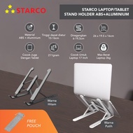 PUTIH Laptop Stand Tablet Stand Holder Laptop Desk Laptop Table - White (Starco)