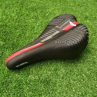 Saddle Atlantis eagle red. Bicycle Saddle