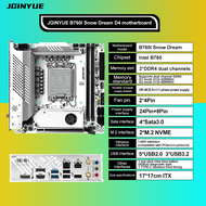 JGINYUE B760i Motherboard LGA 1700 Support Intel Core i3/i5/i7/i9 12th 13th DDR4 Memory New Desktop 